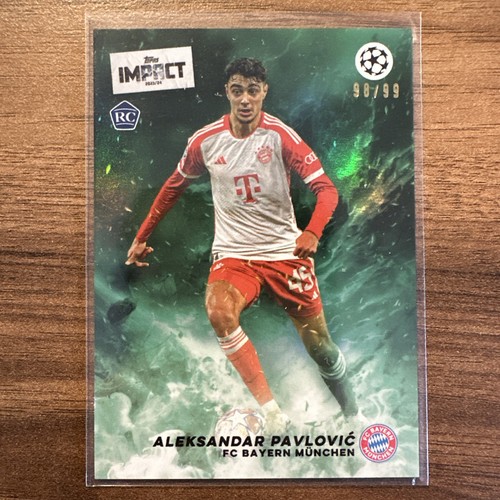 Aleksander Pavlovic 2023 Topps UCC Impact Green 98/99