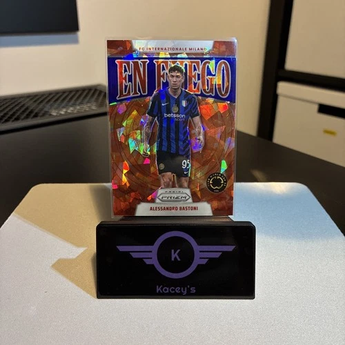 Alessandro Bastoni 2025 Panini Prizm En Fuego /99