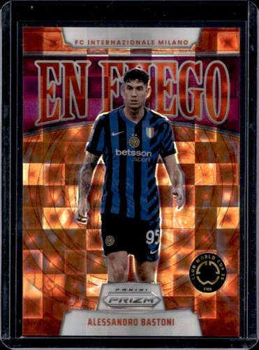 Alessandro Bastoni 2025 Panini Prizm Viola Pandora /49