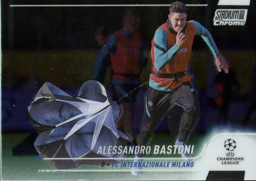 Alessandro Bastoni 2021 Topps Stadium Club Chrome UEFA 95