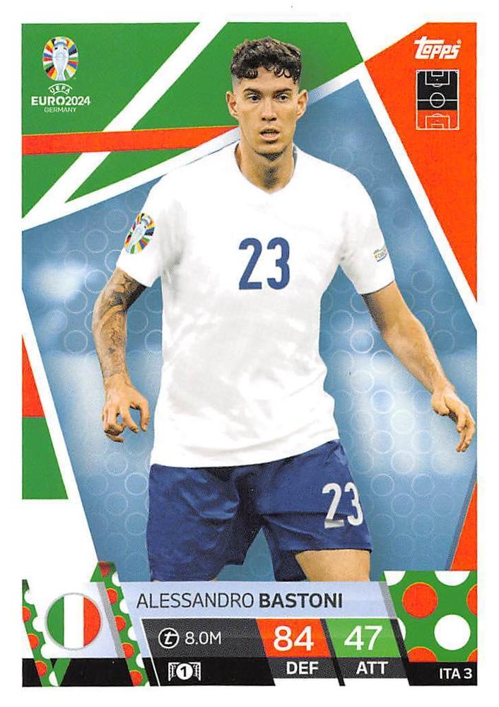 Alessandro Bastoni 2024 Topps Match Attax UEFA EURO
