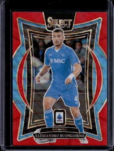Alessandro Buongiorno 2024 Panini Select Terrace Red Wave /38