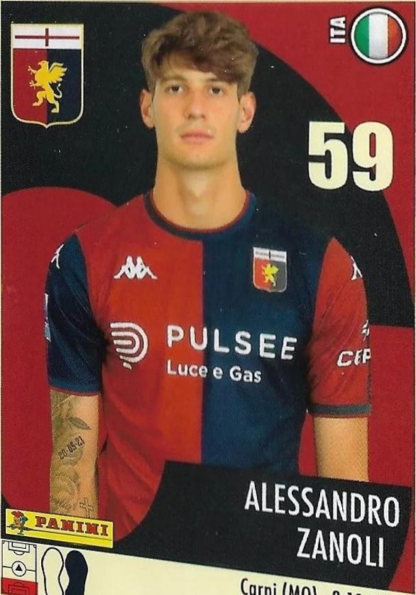 Alessandro Zanoli 2024 Panini Calciatori Stickers