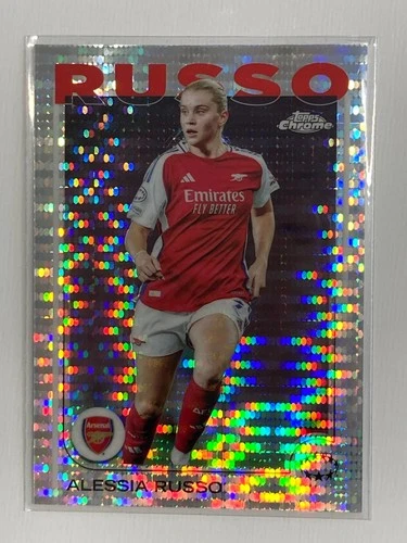 Alessia Russo 2025 Topps Chrome Pulsar