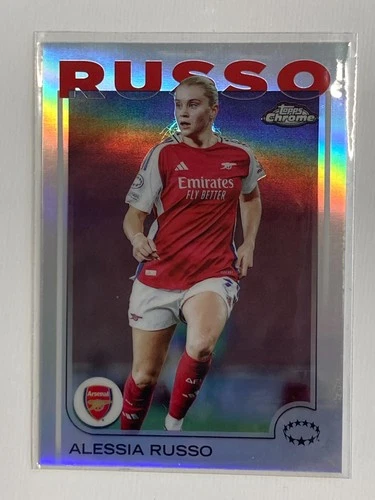 Alessia Russo 2025 Topps Chrome Refractor