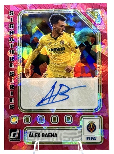 Alex Baena 2023 Panini Donruss FIFA Pink Glass