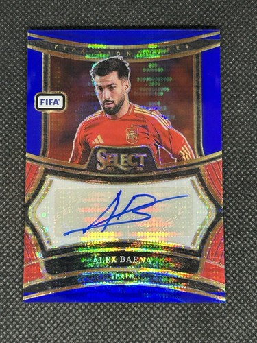 Alex Baena 2024 Panini Select FIFA Blue Pulsar Prizm