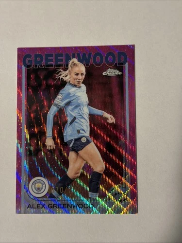 Alex Greenwood 2024 Topps Chrome Pink Wave /250