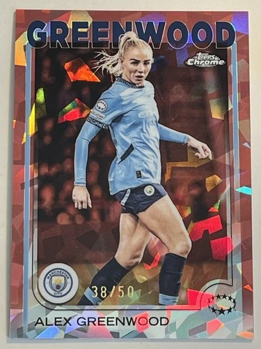 Alex Greenwood 2024 Topps Chrome Sapphire Rose Gold /50