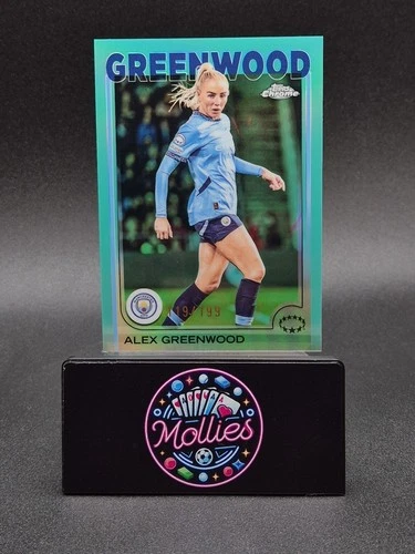 Alex Greenwood 2024 Topps Chrome UEFA Women's Aqua /199