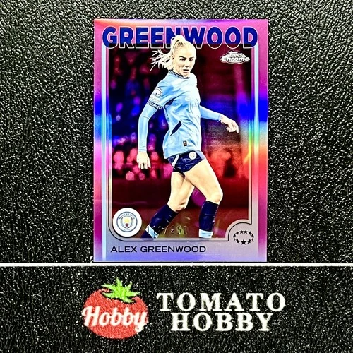 Alex Greenwood 2024 Topps Cromo UEFA Mujer Rosa Refractor /250
