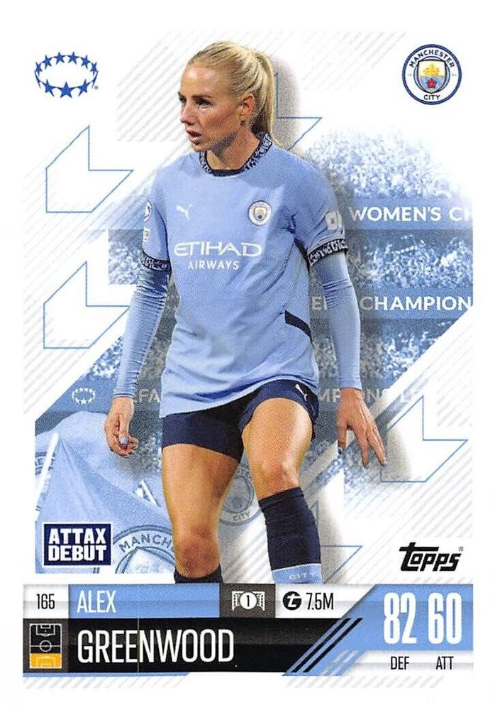 Alex Greenwood 2024 Topps Match Attax UEFA Club Competitions Extra Green
