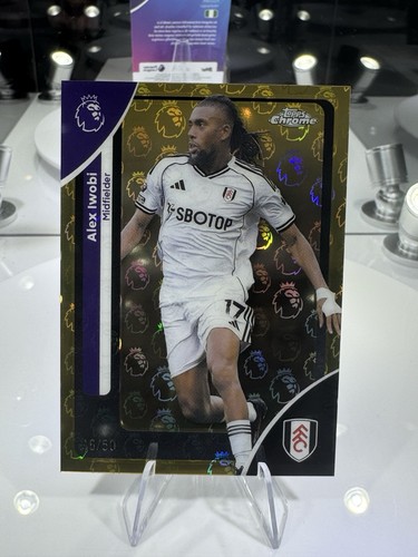 Alex Iwobi 2026 Topps Chrome Logofractor /50