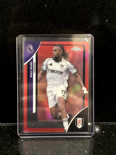 Alex Iwobi 2025 Topps Chrome Low Numbered Parallel /5