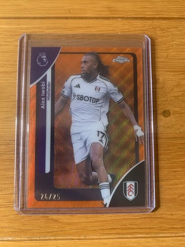 Alex Iwobi 2026 Topps Chrome Orange Wave /25