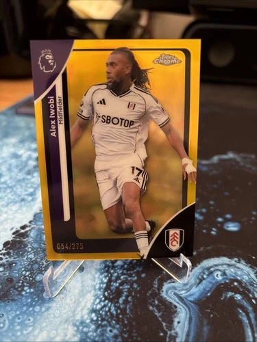 Alex Iwobi 2026 Topps Chrome Premier League /275