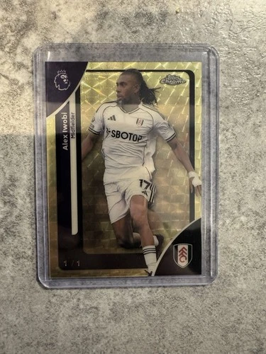 Alex Iwobi 2026 Topps Chrome Premier League Superfractor 1/1