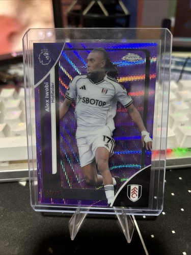 Alex Iwobi 2026 Topps Chrome Purple /75