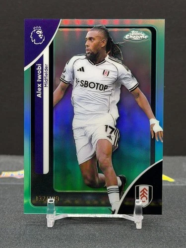 Alex Iwobi 2025 Topps Chrome Water Refractor /199