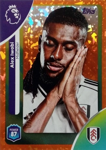 Alex Iwobi 2026 Topps Premier League Orange /25