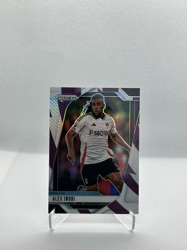 Alex Iwobi 2024 Panini Prizm Premier League Candy Cane /92