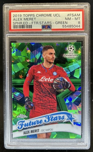 Alex Meret 2019 Topps Chrome Sapphire /75