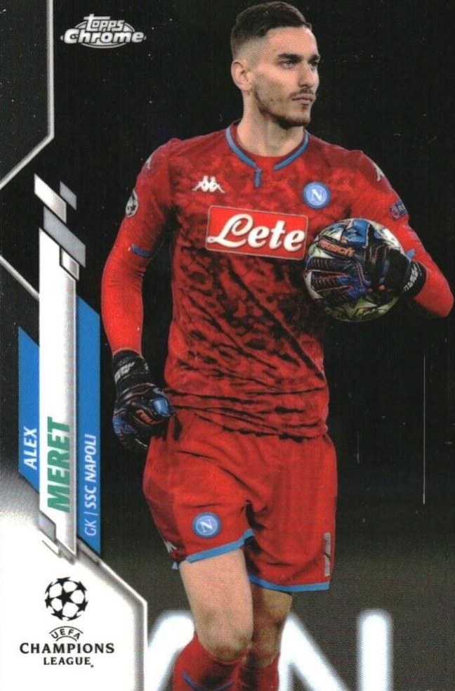 Alex Meret 2019 Topps Chrome UCC 5