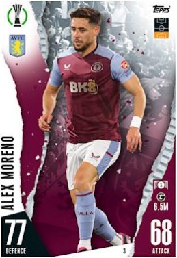 Alex Moreno 2023 Topps Match Attax UEFA Club Competitions