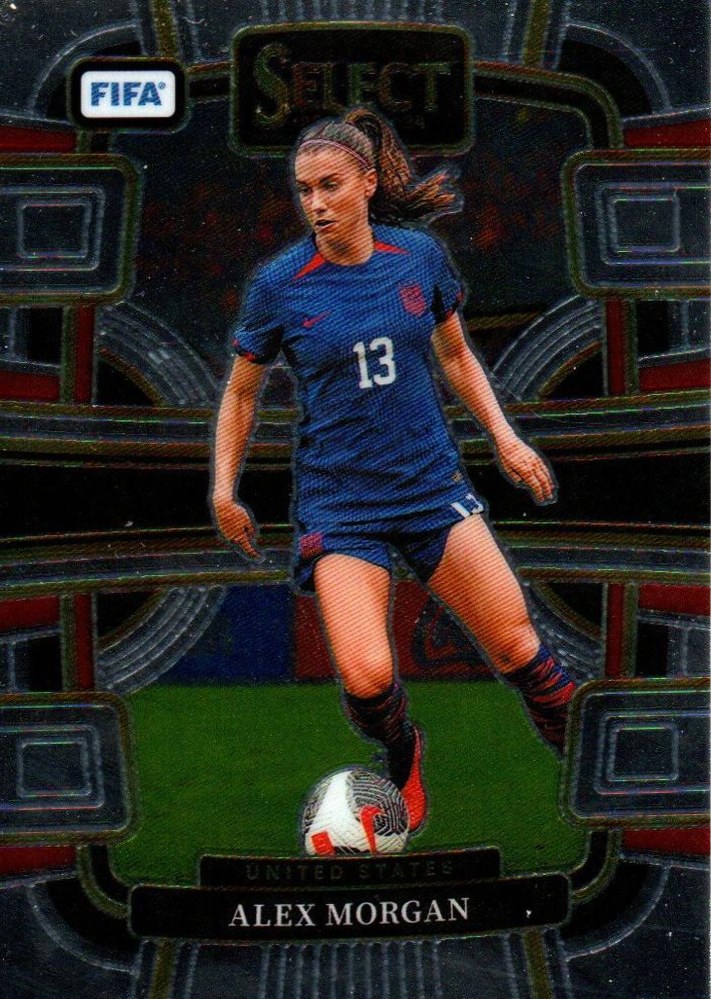 Alex Morgan 2023 Panini Select Red