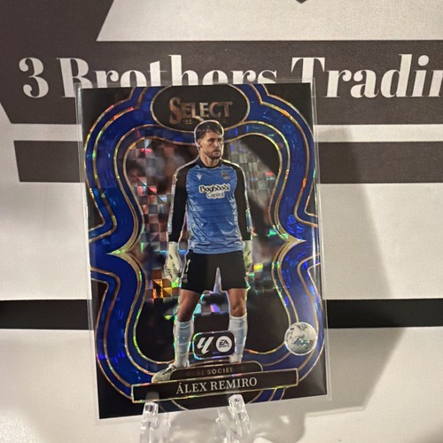 Alex Remiro 2025 Panini Select Azul Checker