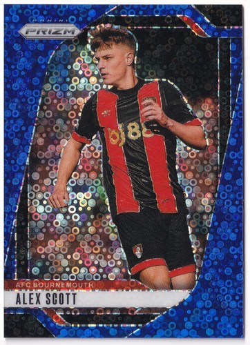 Alex Scott 2024 Panini Prizm Premier League Blue Breakaway /99