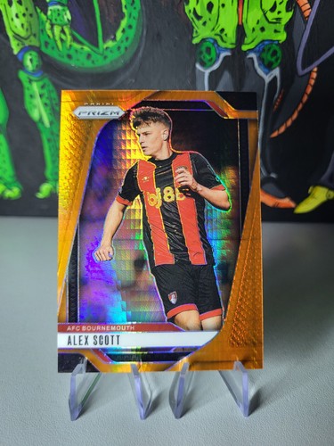 Alex Scott 2024 Panini Prizm Premier League Orange Hyper