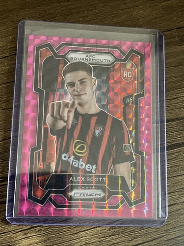 Alex Scott 2023 Panini Prizm Premier League Pink Mosaic Prizm