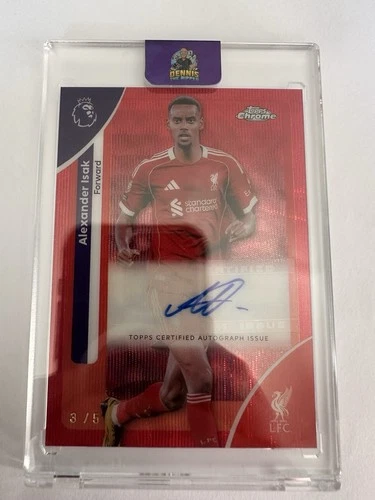 Alexander Isak 2026 Topps Chrome /5