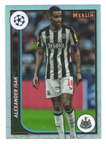 Alexander Isak 2024 Topps Chrome Refractor
