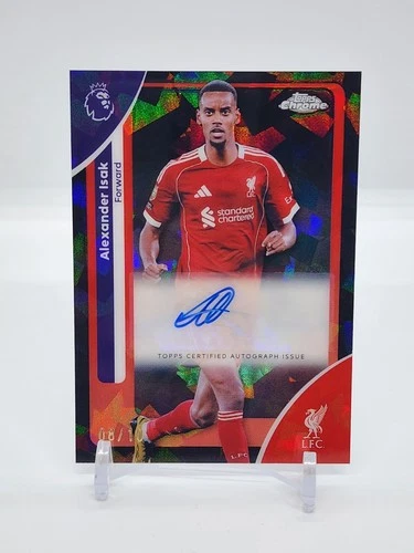 Alexander Isak 2026 Topps Chrome Sapphire /10