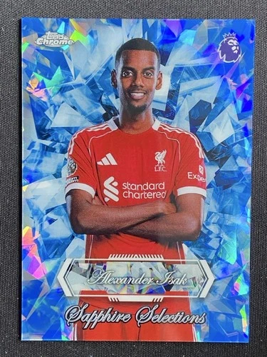 Alexander Isak 2026 Topps Chrome Sapphire