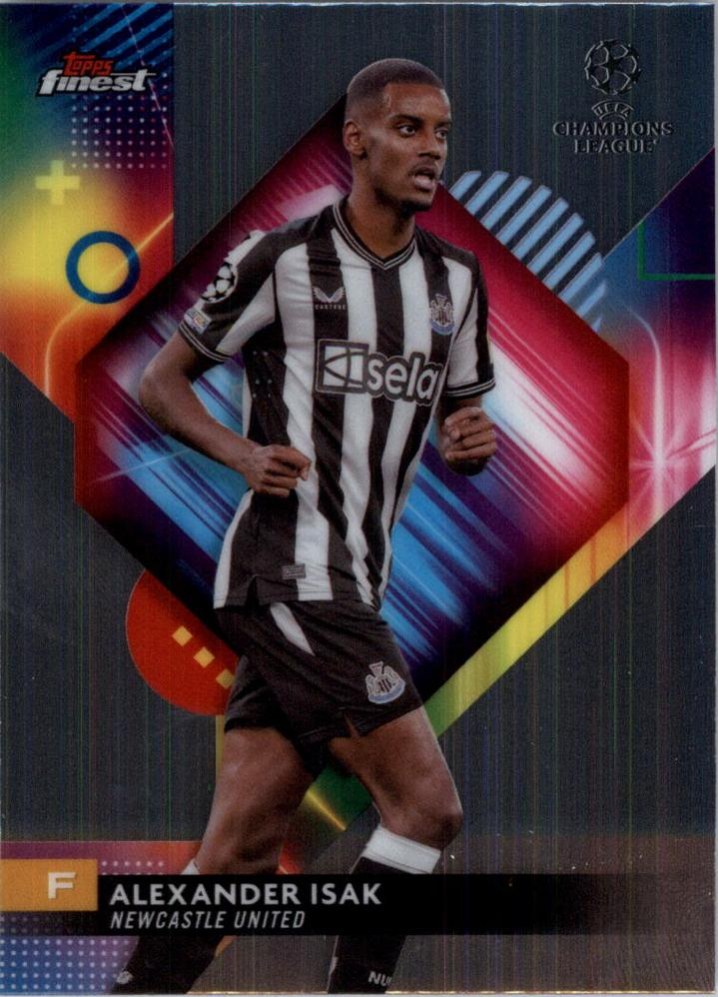 Alexander Isak 2023 Topps Finest UEFA Club Competitions