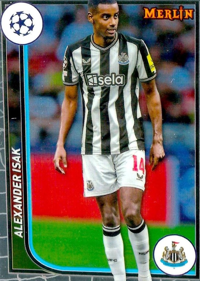 Alexander Isak 2023 Topps Merlin UEFA Club Competitions