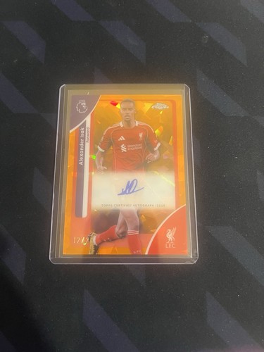Alexander Isak 2026 Topps Premier League Sapphire Orange /25