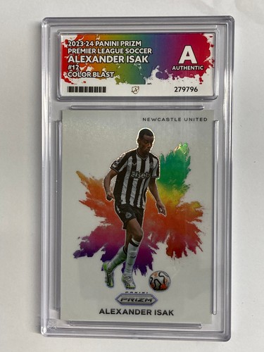 Alexander Isak 2023 Panini Prizm Colorblast