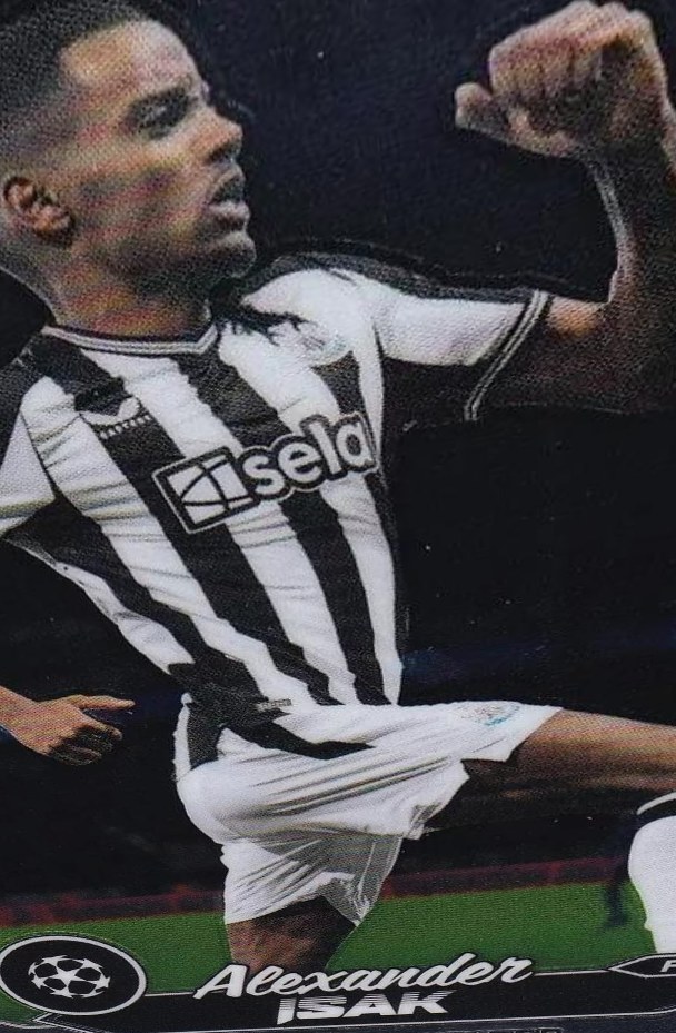 Alexander Isak 2023 Topps Stadium Club Chrome UEFA Champions League