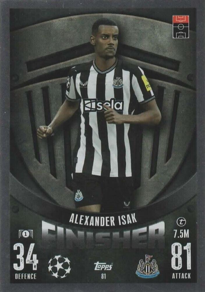 Alexander Isak 2023 Topps Match Attax UEFA Club Competitions