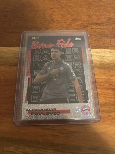 Alexander Pavlovic 2024 Topps Bayern München Team Set /10