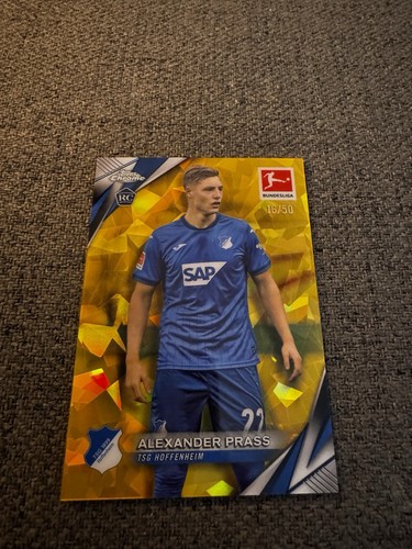 Alexander Prass 2024 Topps Chrome Gold /50
