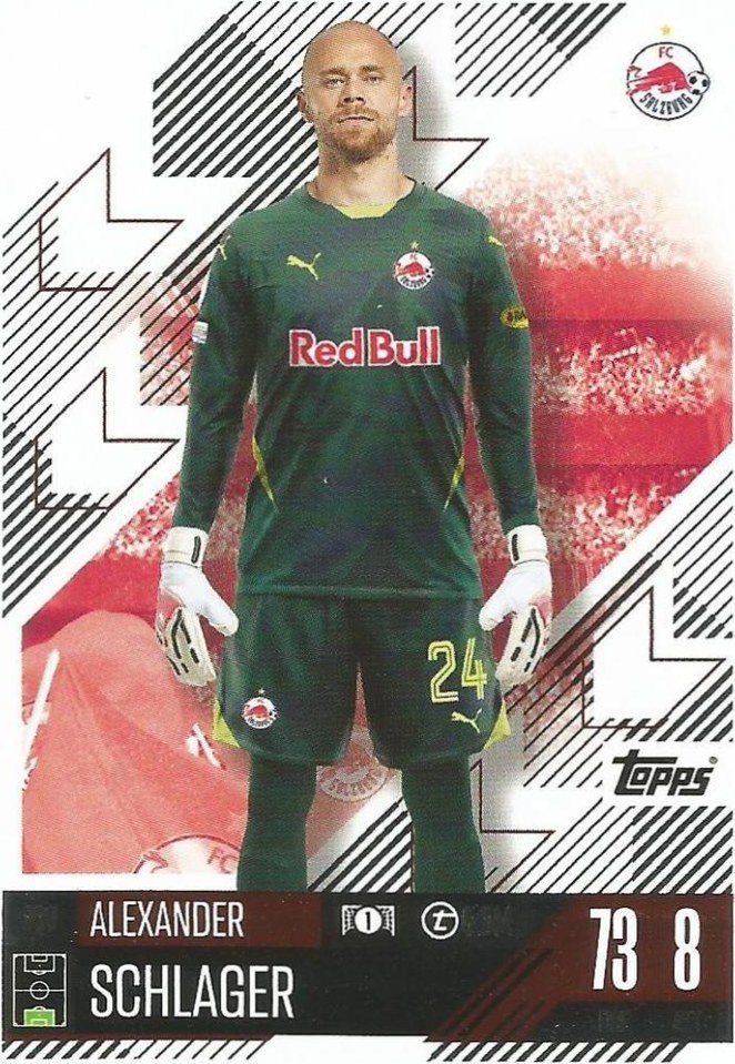 Alexander Schlager 2024 Topps Match Attax UEFA Club Competitions