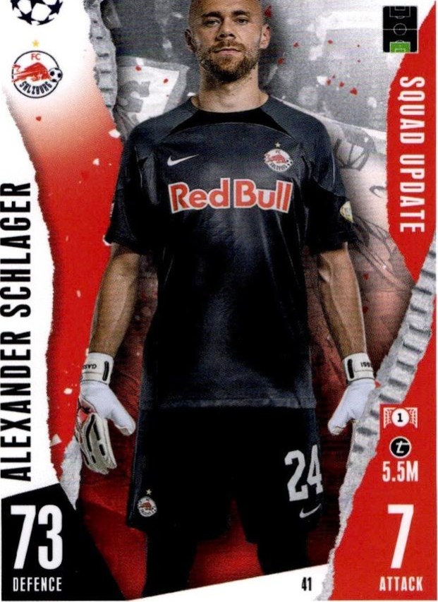 Alexander Schlager 2023 Topps Match Attax UEFA Club Competitions Extra