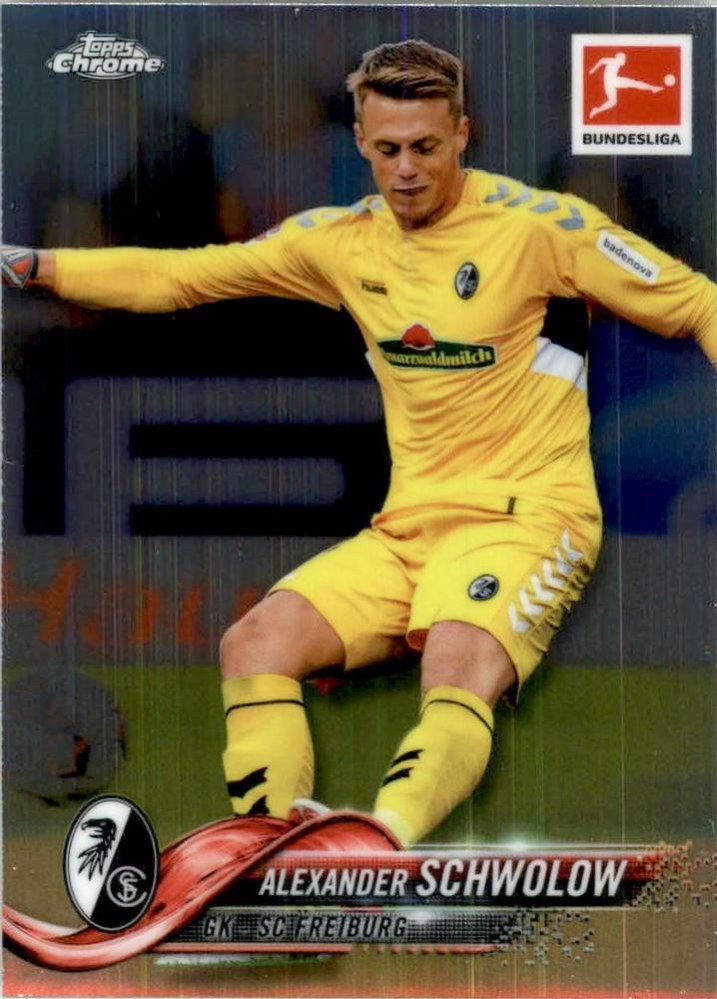 Alexander Schwolow 2018 Topps Chrome Bundesliga 87