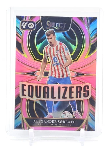 Alexander Sørloth 2025 Panini Select Pink Prizm /25