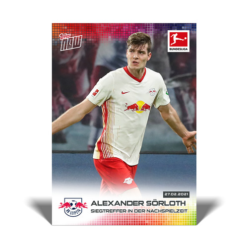 Alexander Sørloth 2021 Topps Now Bundesliga 142